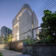 An inward-facing family home in Bangkok features in today's Dezeen Weekly newsletter