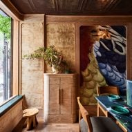 Bird feathers and burls inform New York restaurant by Polonsky & Friends