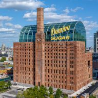 PAU places vaulted glass structure in shell of Brooklyn's Domino Sugar Refinery