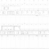 Section drawing of Casa Eñe by Estudio Albar in Spain