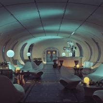 Moon base interior
