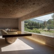 Interior of a Lancôme perfume display by Nem Architectes
