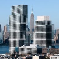 OMA completes pair of stacked skyscrapers on the Brooklyn waterfront
