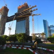 Construction photo of One Za'abeel by Nikken Sekkei