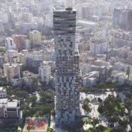 Dezeen Agenda features staggered skyscraper in Albania by OODA