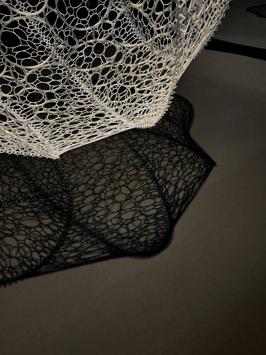 Volumetric object as part of Sense of Surface installation 