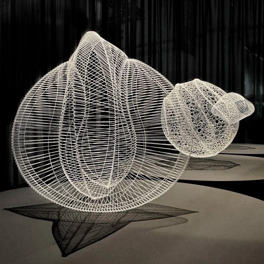 Volumetric object as part of Sense of Surface installation 