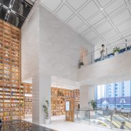 Interior of Shanghai Book City by Wutopia Lab